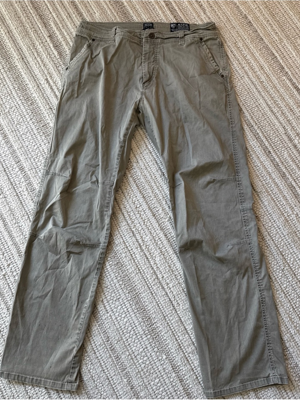 Kuhl Pants Mens 36x34 Vintage Patina Dye Slackr Stretch Outdoor Hiking Camp